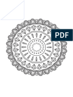 Coloring page Mandala 