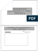 Relación Tabla Periodica y Estructura Atómica