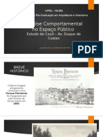 Análise Comportamental No Espaço Público: Estudo de Cas0 - Av. Duque de Caxias