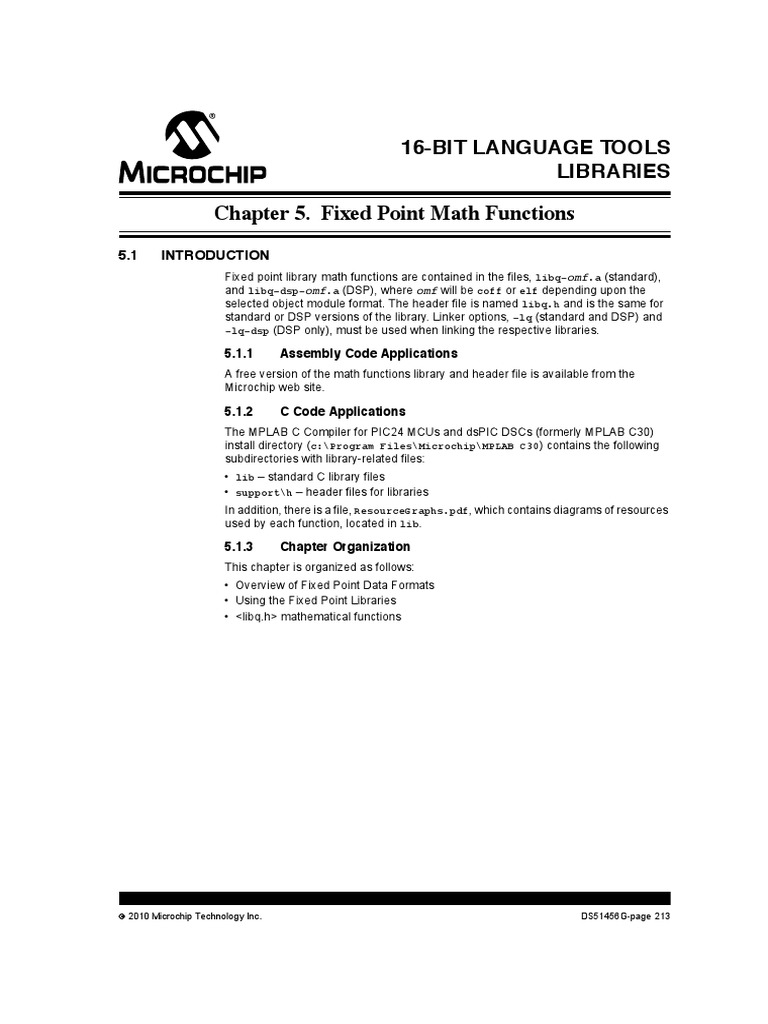 Fixed Point Math Functions Overview | PDF | Library (Computing ...