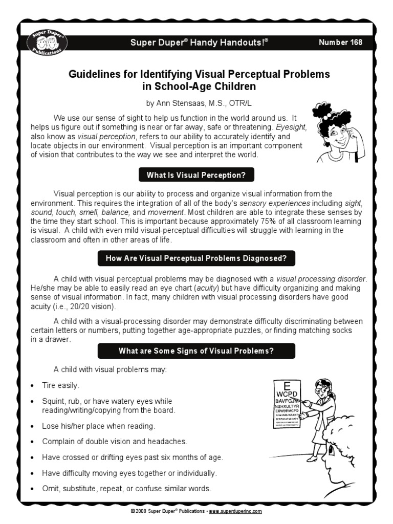 168 Visual Perceptual Skills | PDF | Visual Perception | Perception