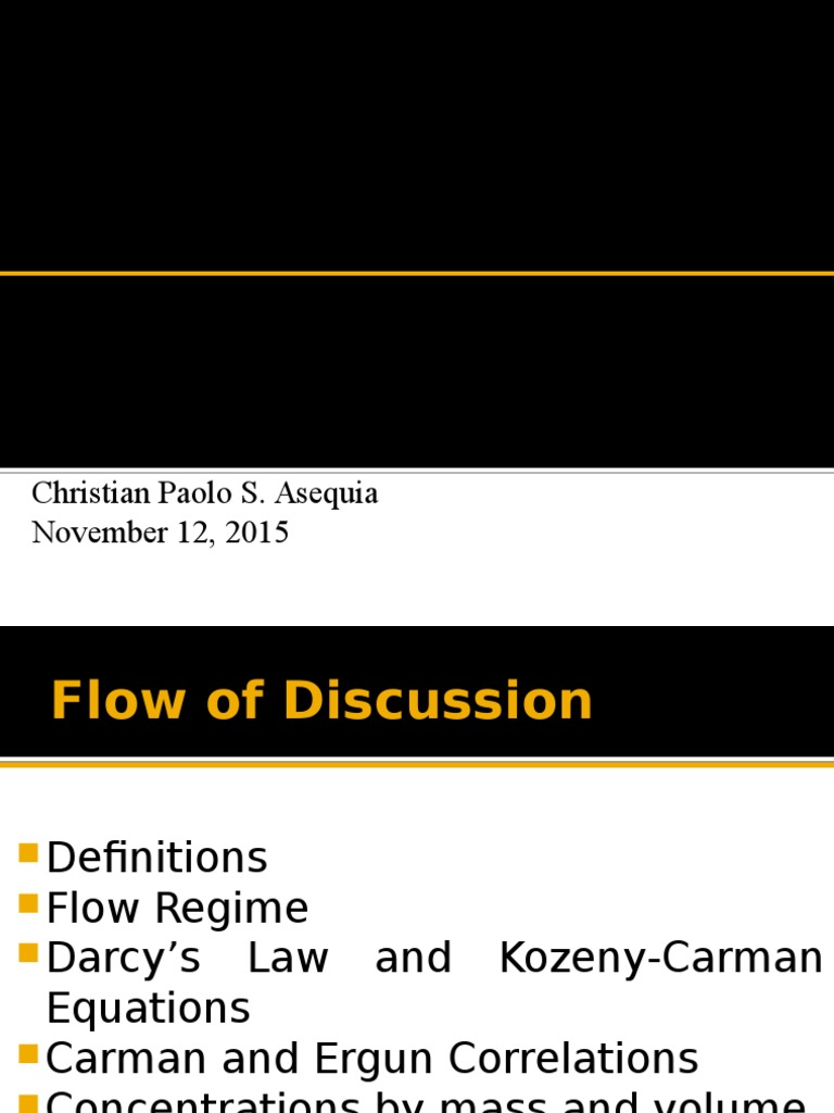 Fluid Flow Dynamics in Porous Media | PDF | Porosity | Reynolds Number