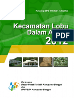 Kecamatan Lobu Dalam Angka 2012