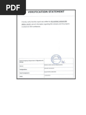 UTP Student Industrial Report