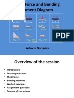 Shear Force and Bending Moment Diagram Analysis