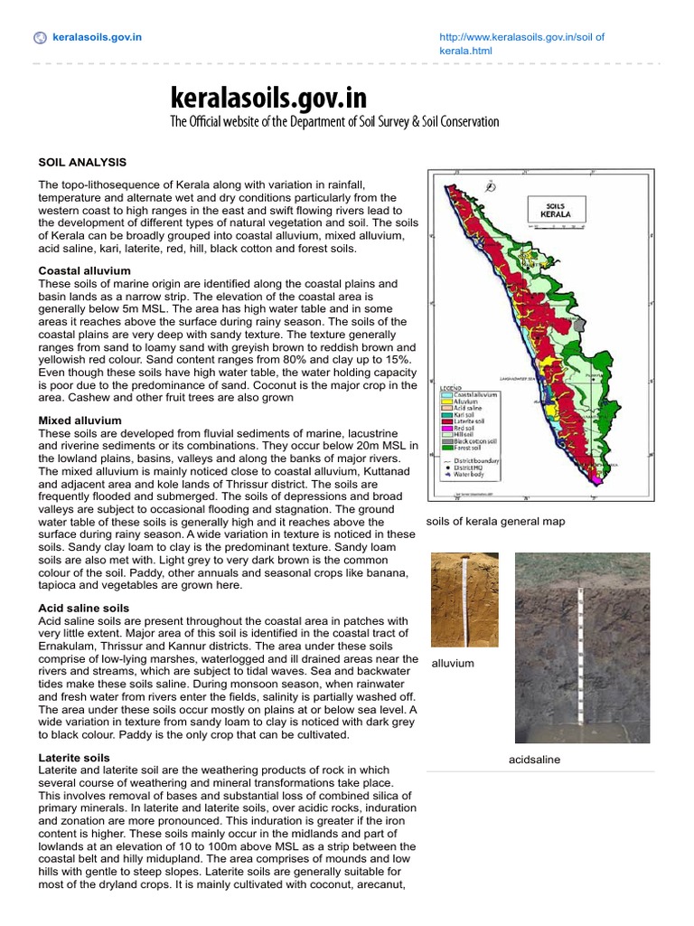 Soils of Kerala PDF River Soil