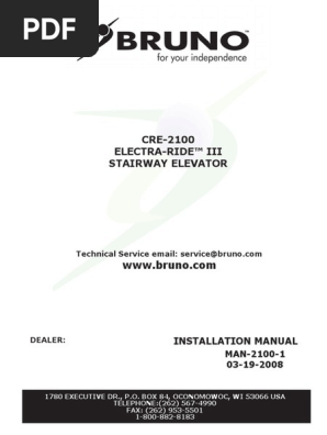Bruno Electra Ride Iii Cre 2100 Install Manual 03 08 Pdf Battery Charger Electromagnetic Interference
