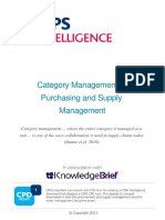 Category Management in Purchasing and Supply Management