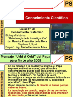 PS UT1 - 2011 - El Conocimiento Científico