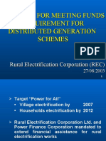 Proposal For Meeting Funds Requirement For Distributed Generation Schemes