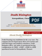 Doshi Risington - Risington Flats, Karapakkam, Chennai - Call at 04439942525 - Price, Review, Payment Plan