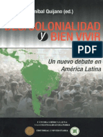 Descolonialidad y Bien Vivir,Anibal Quijano (Ed.))