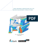 Modelling The Seismic Response of An Unreinforced Masonry Structure