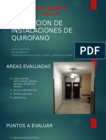 Evaluacion de Instalaciones de Quirofano