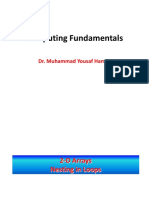 Computing Fundamentals: Dr. Muhammad Yousaf Hamza