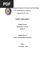 Spot Welding Parameter Calculations | PDF | Welding | Construction