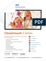 Clevertouch S-Series Spec Sheets 55-Inch New Spec