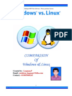 Windows Vs Linux Project On Malayalam
