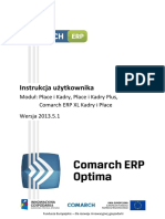 Comarch ERP Optima 2013.5.1 - Place I Kadry PDF