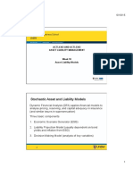 Stochastic Asset and Liability Models: Business School