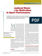 A Personalized Music System For Motivation in Sport Performance