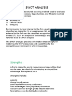 SWOT Engineering Analysis