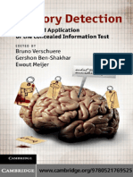 Memory Detection - Theory and Application of The Concealed Information Test