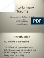 Genito-Urinary Trauma: Supervised Bye Dr. Rami Al-Azab