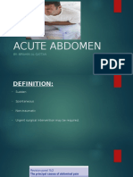 Acute Abdomen Guide - Diagnose and Treat Common Causes