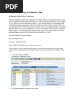 ABAP - Row Level Locking of Database Table