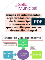 Grupos adolescentes municipales promueven desarrollo integral