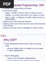 Object-Oriented Programming: OOP: Object Method Type Class Automobiles)