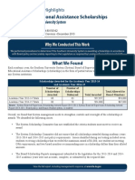 Southern University's Educational Assistance Scholarships Audit Report