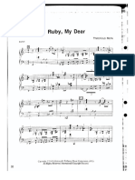 Ruby My Dear (Transcription)