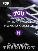 2016 John V. Roach Honors College Viewbook