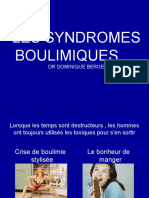 Les Syndromes Boulimiques