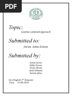 Download Learner centered approach by mahifti SN29362610 doc pdf