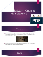 Black Swan - Opening Sequence Analysis