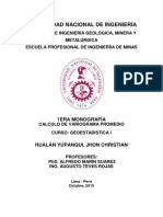 Geoestadistica I - 1era Monografia 2015-II