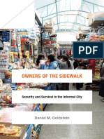Owners of The Sidewalk: Security and Survival in The Informal City by Daniel M. Goldstein