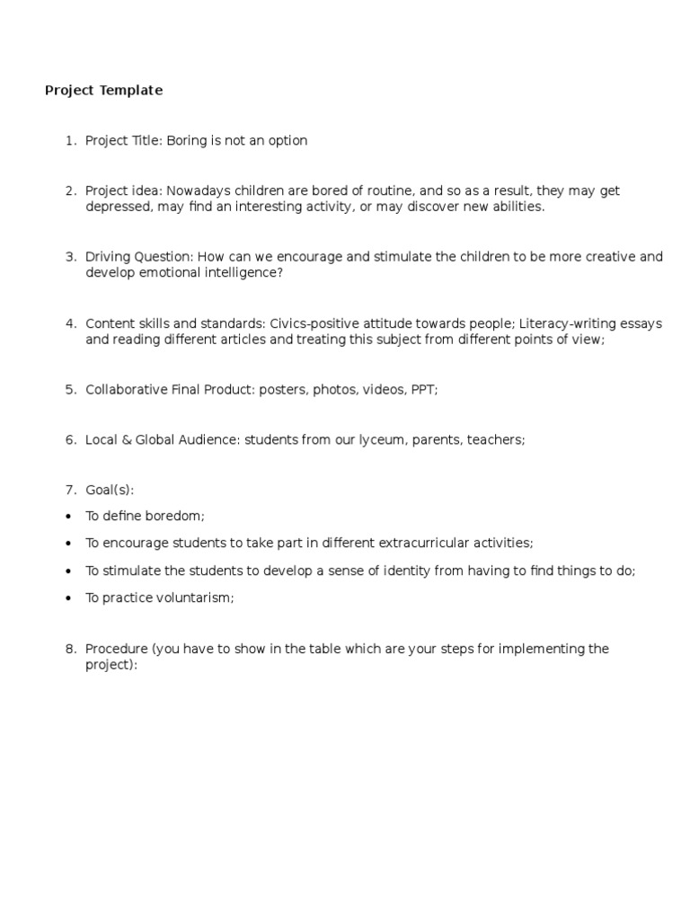Project Idea | PDF | Career & Growth | Social Science