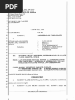 Elaine Brown Complaint