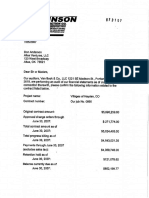 Question C--Robinson Construction Auditors Figures for Lake Village vs Lien Amount