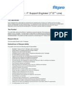 IT Support Engineer - Job Description