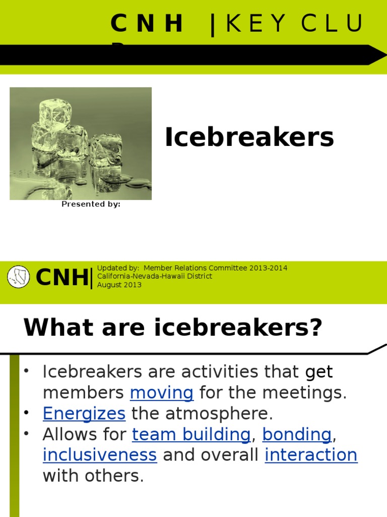 Icebreakers 1314 PDF