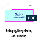 Bankruptcy, Reorganization, and Liquidation 
