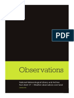 National Meteorological Library Fact Sheet 17 Weather Observations Over Land PDF