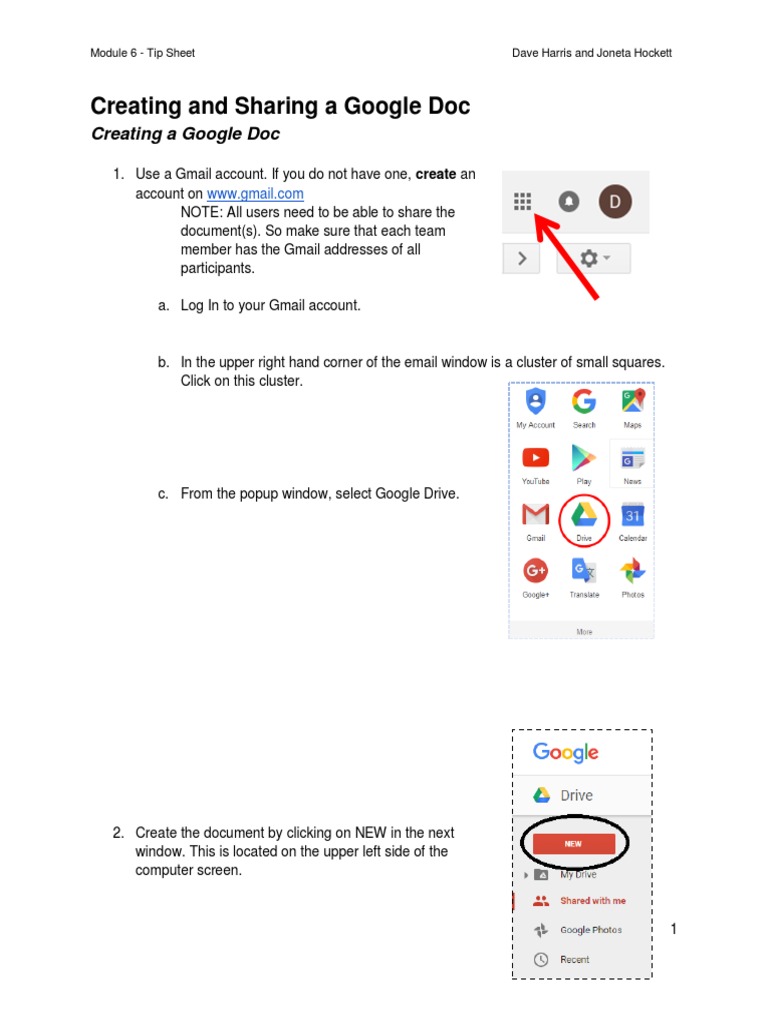 Collaborating on Google Docs | PDF | Gmail | Websites