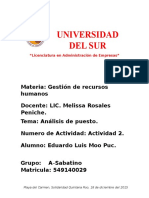 Formato de Entrega de Una Presentacion UNIVERSIDAD DEL SUR