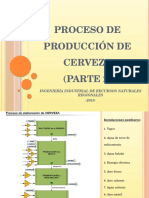 Proceso de Producción de Cerveza. Parte 2